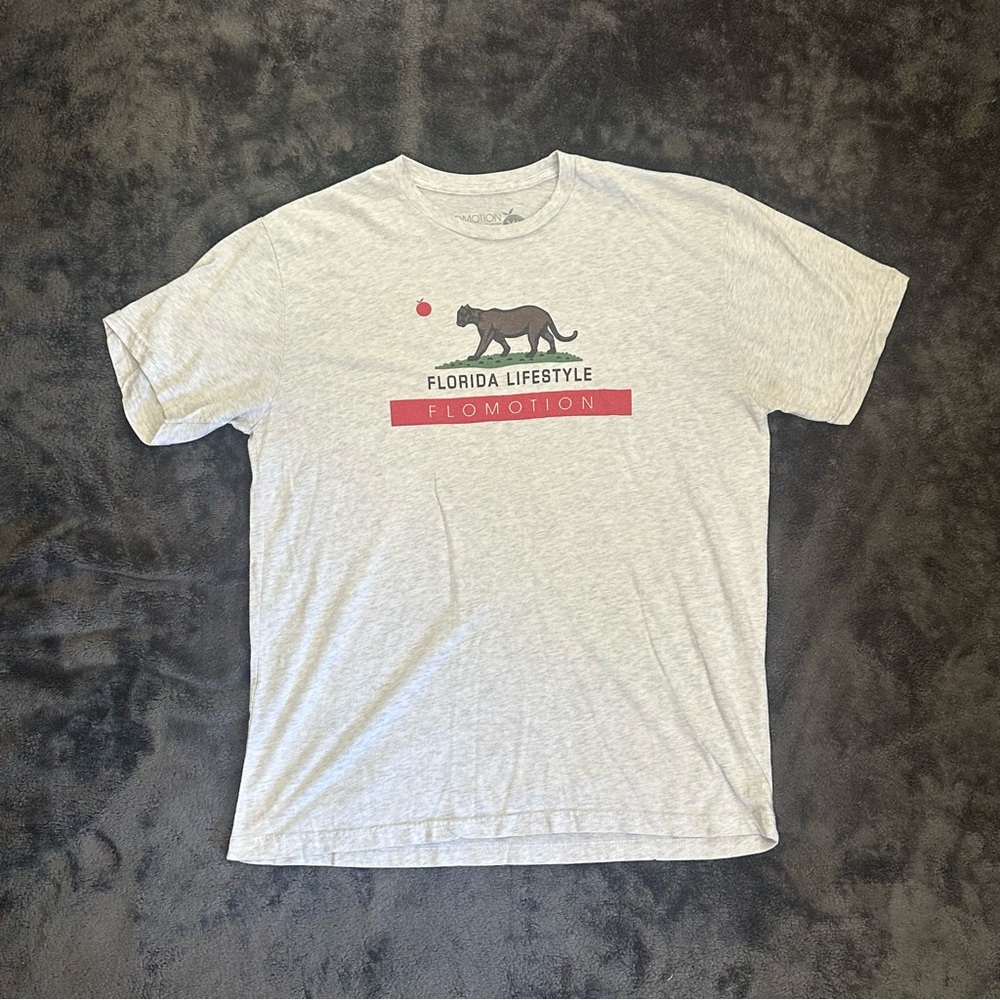 VINTAGE FEEL Flomotion "Florida Lifestyle" Panther Tri-Blend Tee